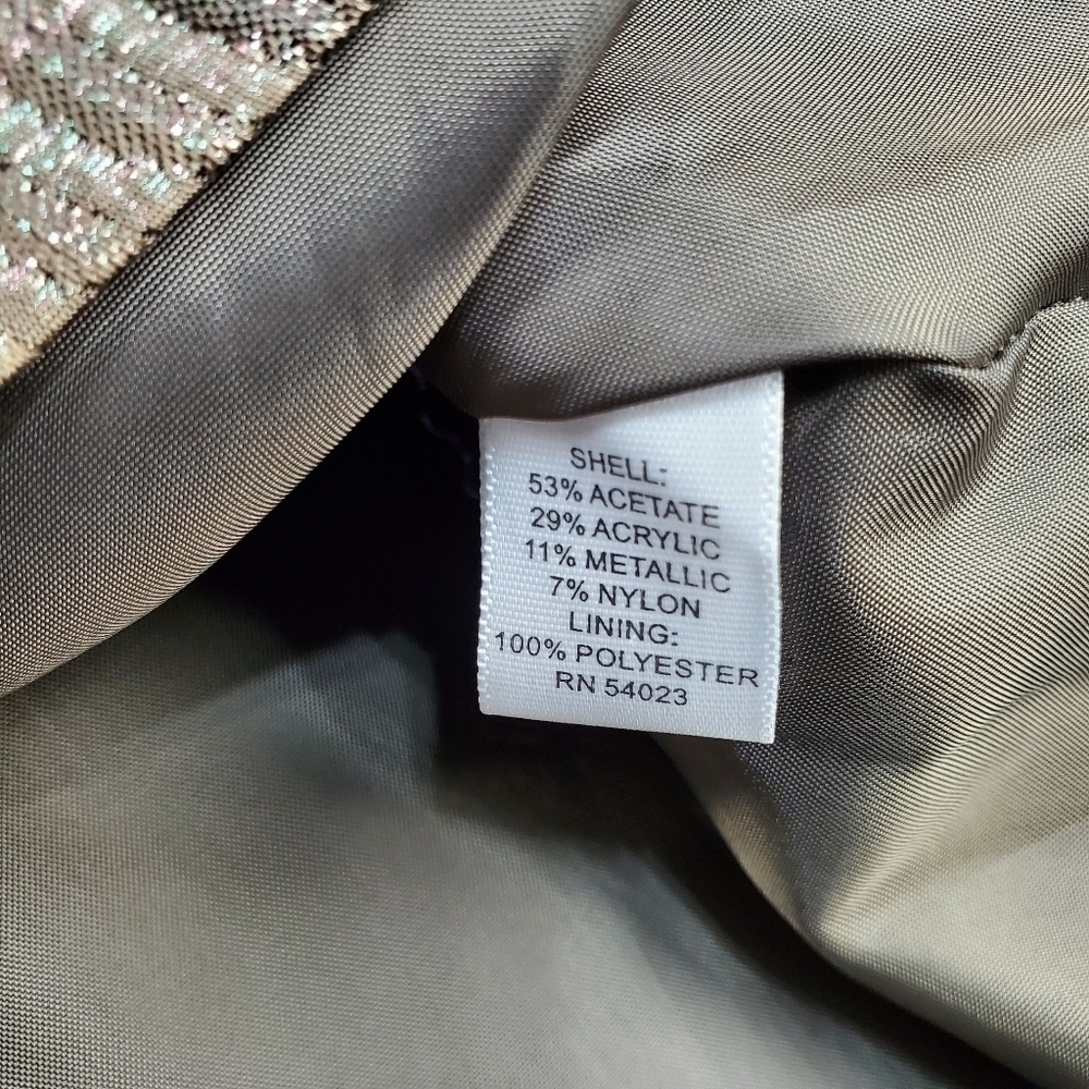 BANANA REPUBLIC Brown Iridescent Shift Dress 4 - Picture 10 of 14